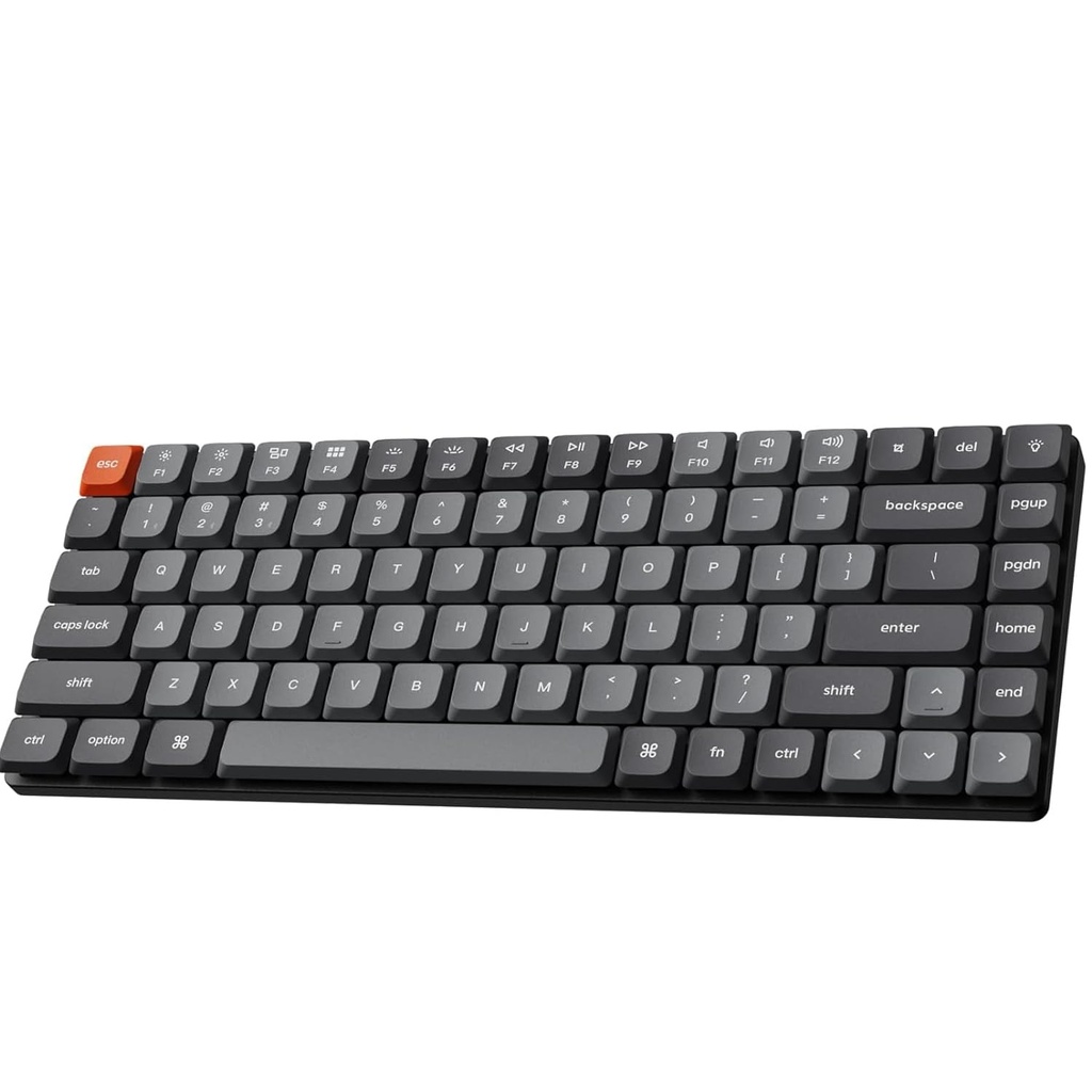 Keychron K3 Max Low-Profile Wireless Mechanical Keyboard, 75% Layout 2.4 GHz Bluetooth QMK 