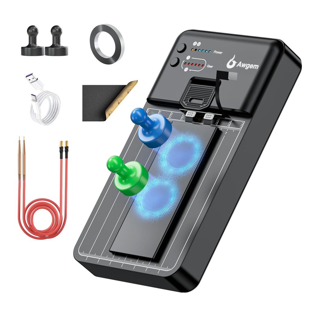 Battery Spot Welder, Portable Handheld Spot Welder Double Pulse 11 Gears Adjustable Spot 