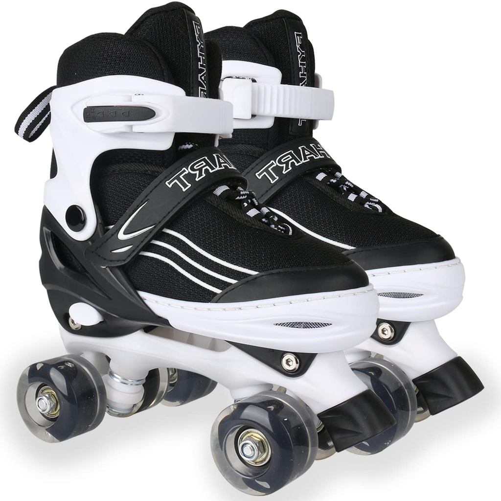 Kids Roller Skates for Girls Boys Adjustable Roller Skates with Light Up Wheels