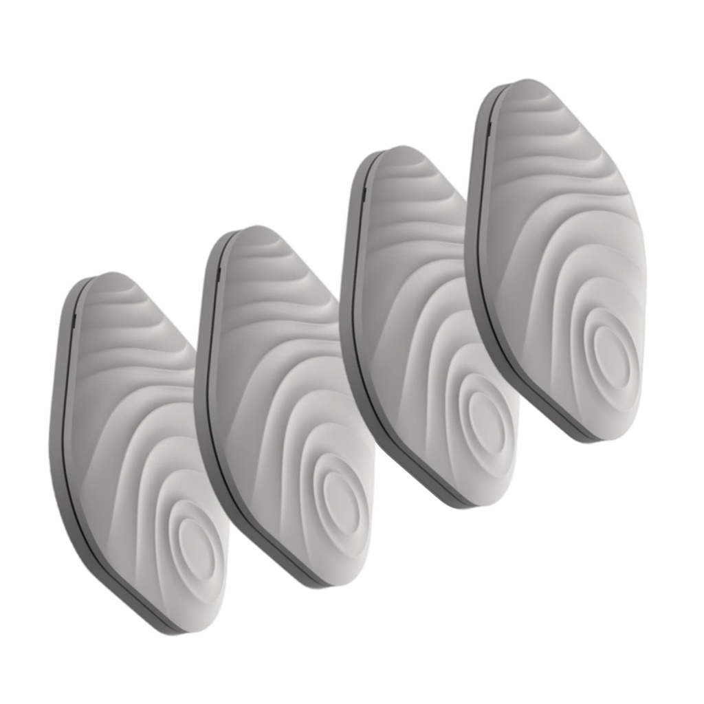 Nutale Findthing Key Finder Bluetooth Tracker 4-Pack Gray - Both IOS and Android Compatible