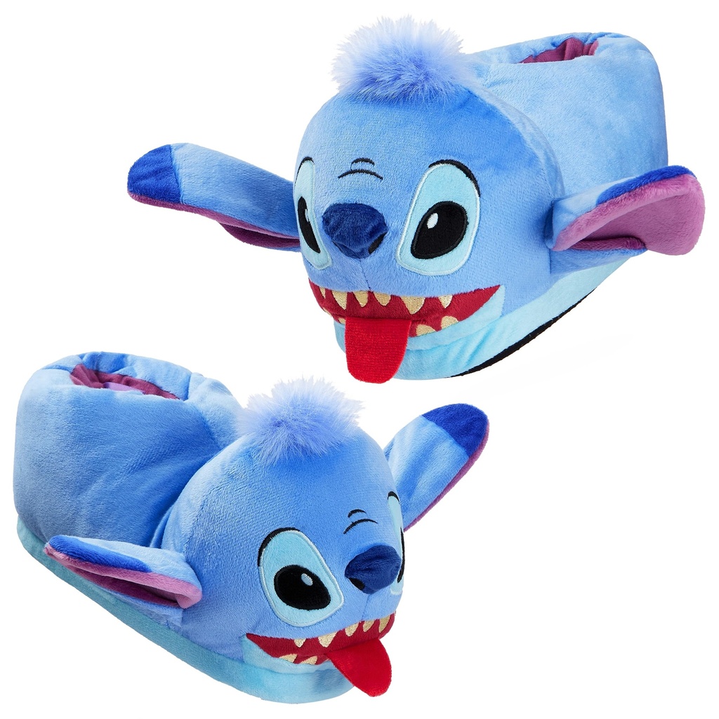 Disney Stitch Slippers Kids - 3D Fluffy Baby Yoda Children Warm Slippers Size 11-2 Non-Sli