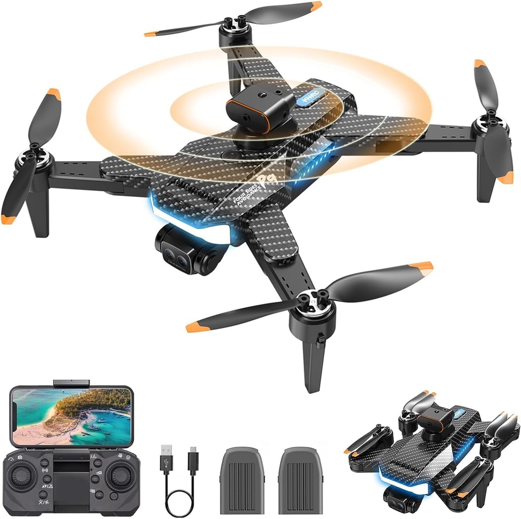 OBEST Mini Drone with 4k Camera, Brushless Motor Drone, Optical Positioning, Intelligent Obs
