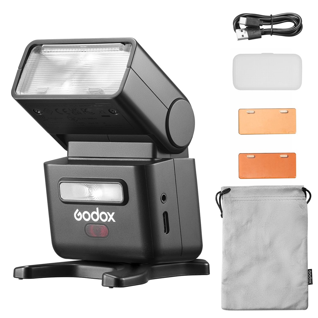 Godox iT32 Zoom TTL Camera Flash with Magnetic X5 Transmitter, 2.4G Wireless HSS Flash