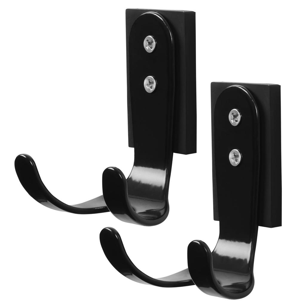 BELLE VOUS Strong Magnetic Hooks (2 Pack) - Metal Heavy-Duty Magnet Hooks for Refrigerator,