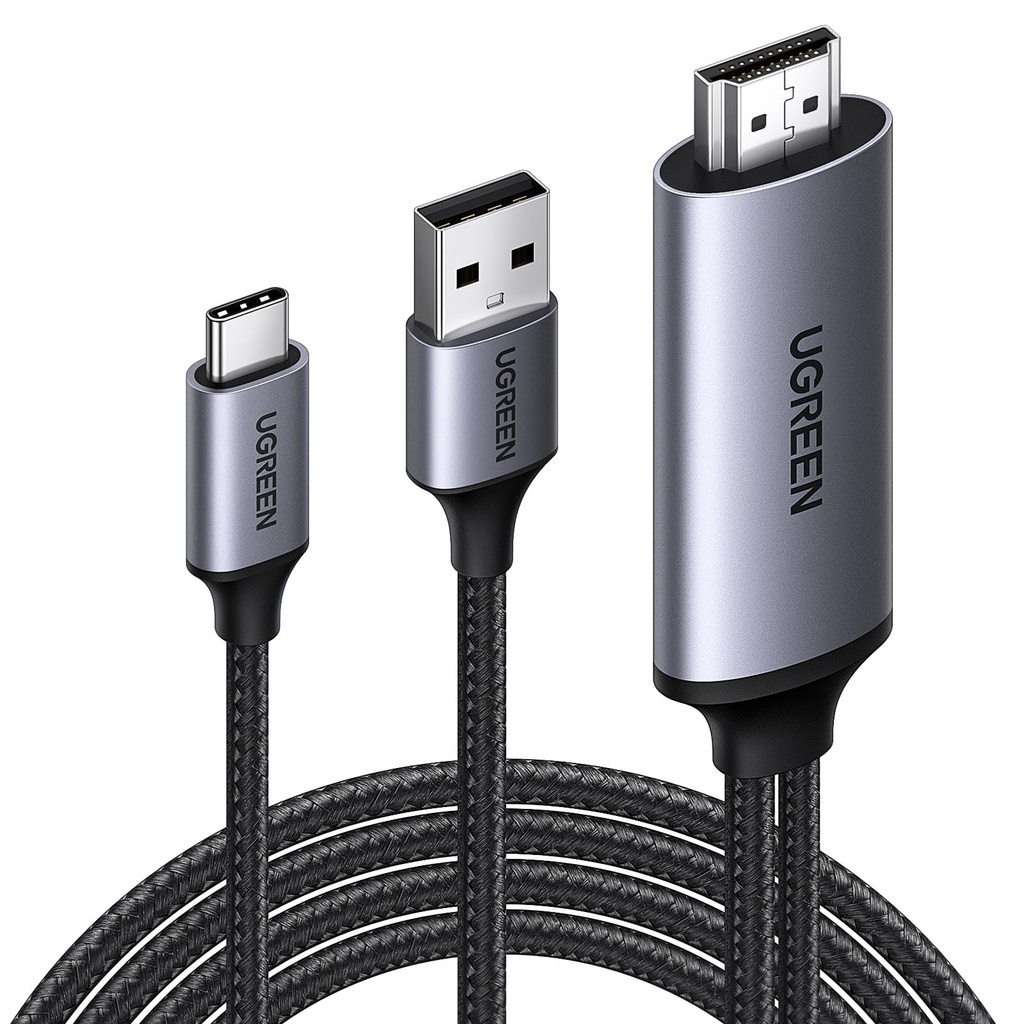UGREEN HDMI to USB C Cable 4K@60Hz 1080P@120Hz HDMI 2.0 Type C Thunderbolt HDR HDCP Adapter