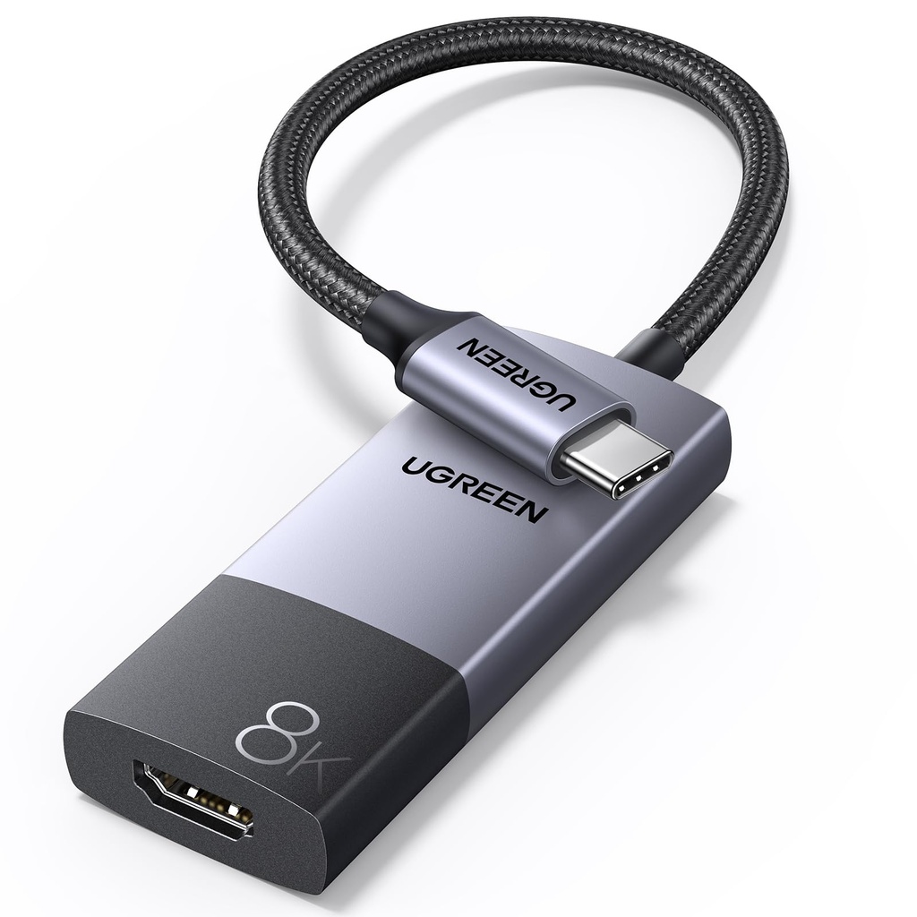 UGREEN USB C to HDMI 2.1 Adapter 8K@60Hz 4K@240/144/120Hz Type C Thunderbolt 5/4/3 HDMI HDR