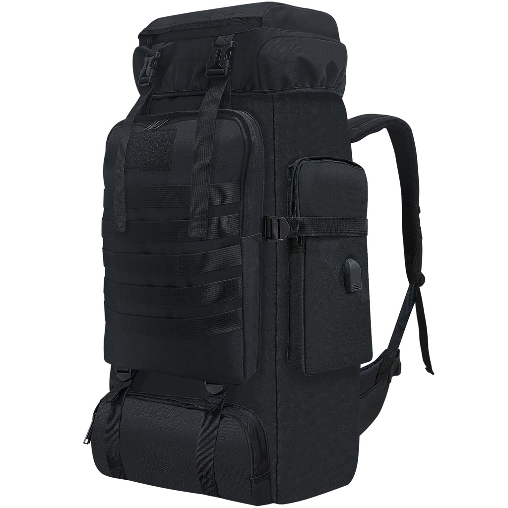 Toguma 80L Internal Frame Backpack Hiking Backpack for Men Woman, Large Tactical Backpack R