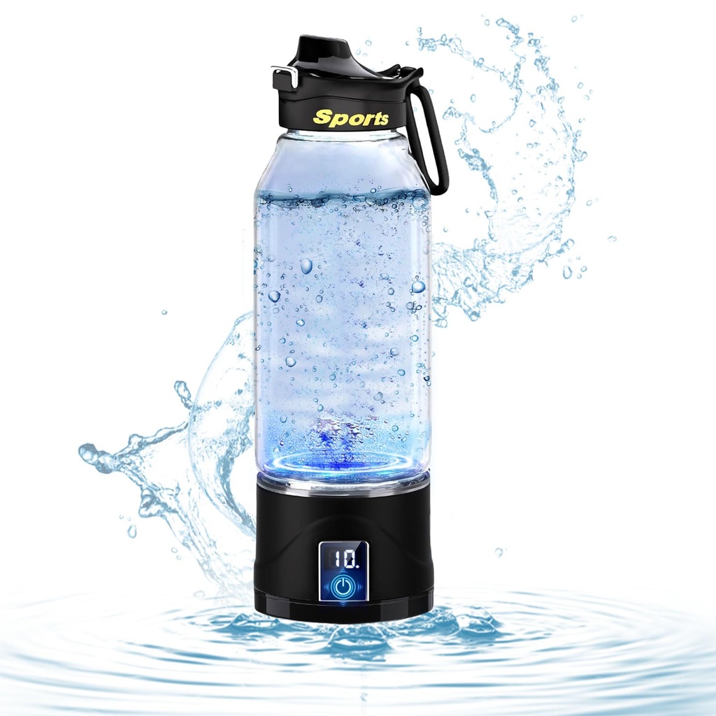 1L Hydrogen Water Bottle,Hydrogen Rich Water Cup, Portable Rechargeable Hydrogen Water