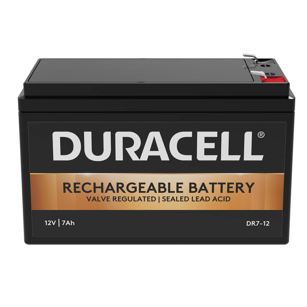 Duracell Original DR7-12 12V 7Ah Sealed Lead Acid Rechargeable Battery UPS Home Alarm Mobil