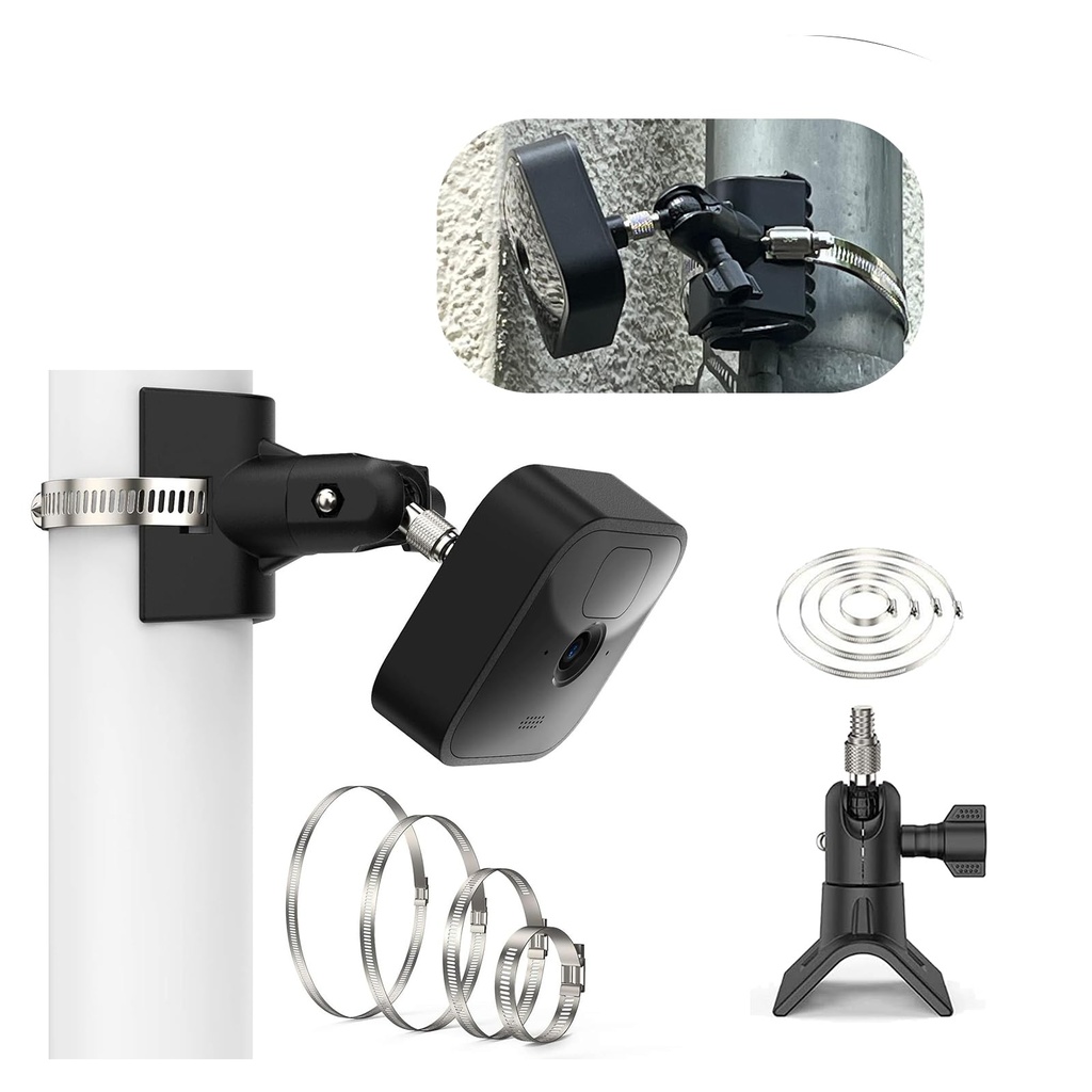 Outdoor Camera Pole Mount Compatible with Blink Camera 4th, Blink Camera 3rd, Blink XT2, Bl