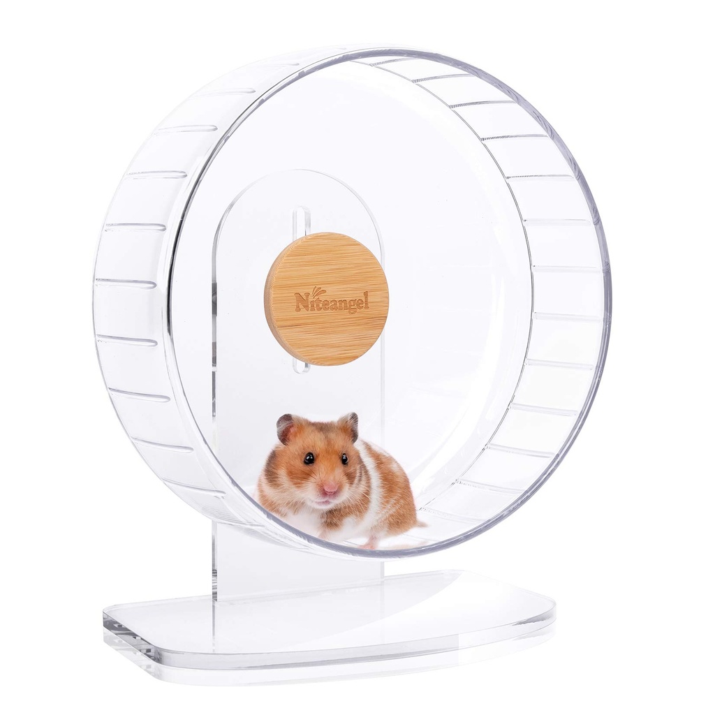 Niteangel Super Silent Hamster Exercise Wheels - Quiet Spinner Hamster Running Wheels 