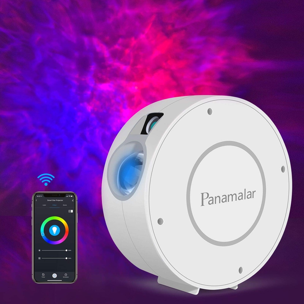 PANAMALAR Smart Star Projector, WiFi Star Galaxy Light Projector 16Million LED Nebula Cloud