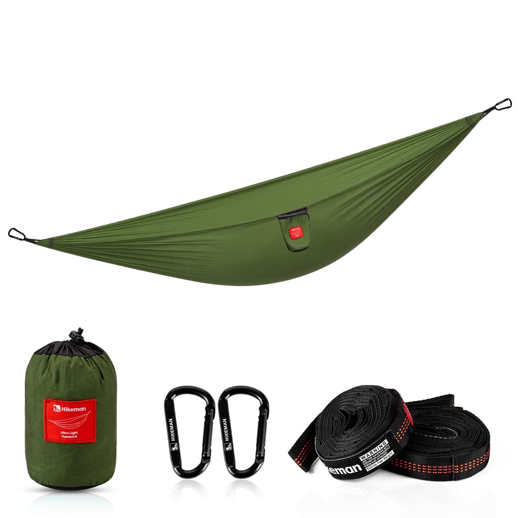 Ultralight Outdoor Camping Hammock - Portable Travel Hammock with Two Tree Straps,270 * 145