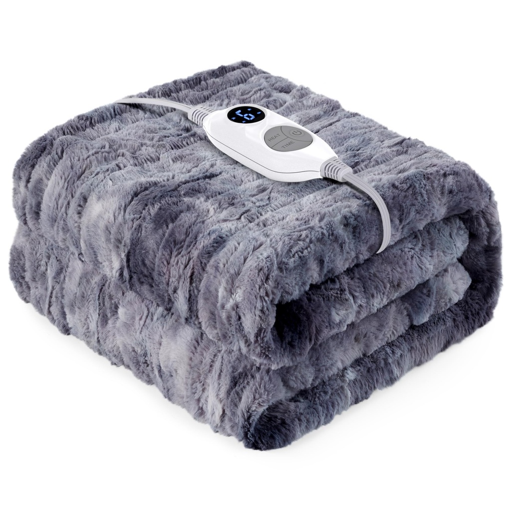 Warmrest Electric Blanket Heated Throw Blanket Soft 