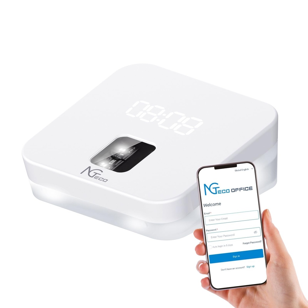 NGTeco Cloud Clocking in Machine, Remote Control Fingerprint Time Ckocks, Customization Rules