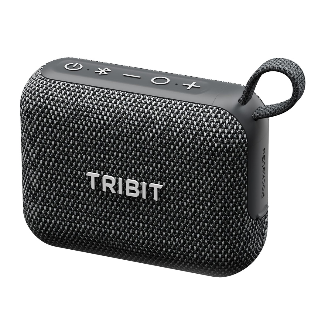 Tribit PocketGo Portable Wireless Bluetooth Speaker with 7W Stereo Sound, IP68 Waterproof D