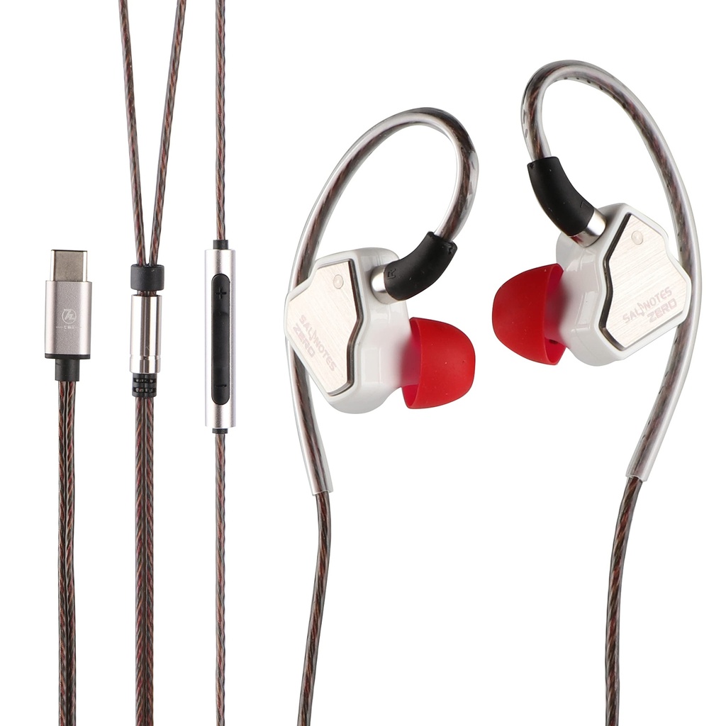 Linsoul 7Hz Salnotes Zero HiFi 10mm Dynamic Driver In-Ear Earphone IEM with Metal Composite