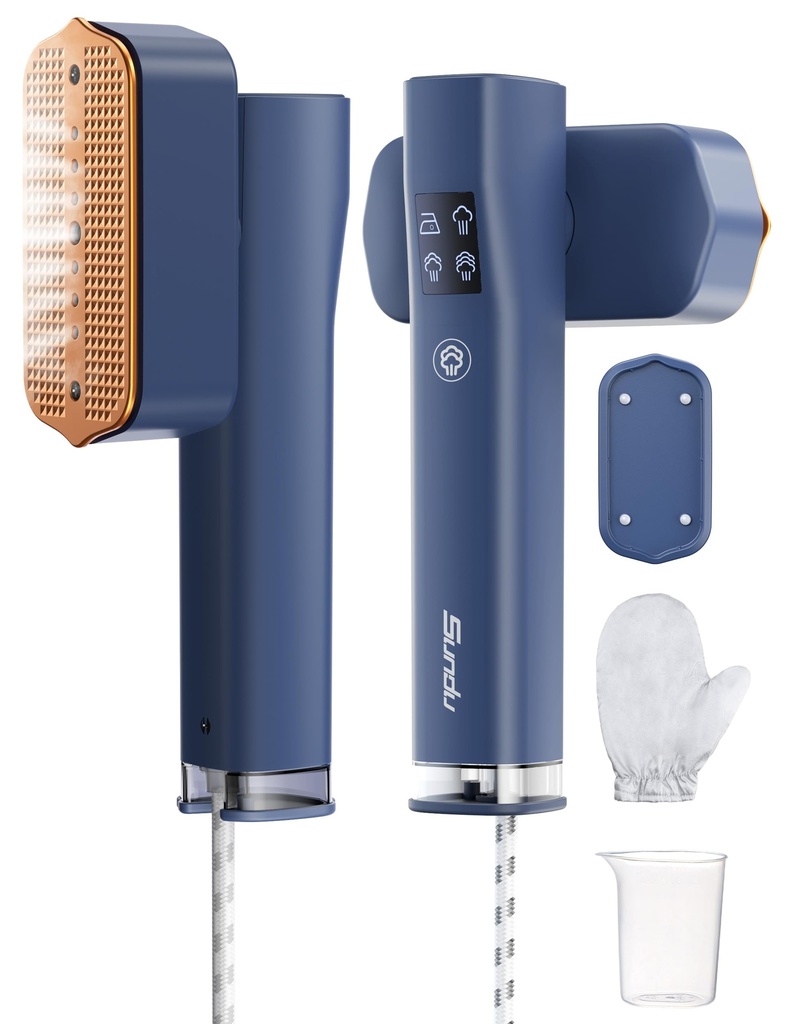 Sundu Clothes Steamer, Steamer for Clothes, Portable 2 In 1 Travel Steamer Iron,15s Fast He