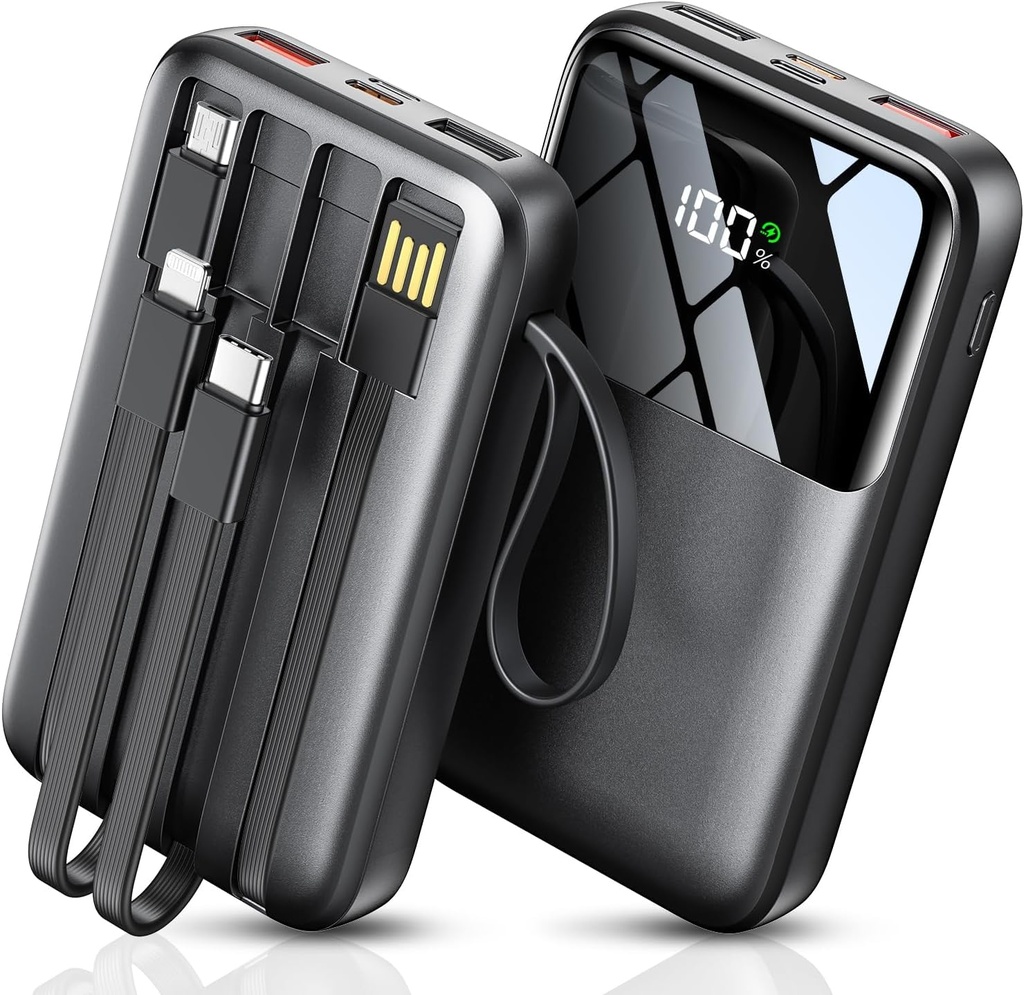 Power Bank Fast Charging 10000mAh,22.5W Portable Charger(USB-C Input & Output), PD 3.0 QC 3