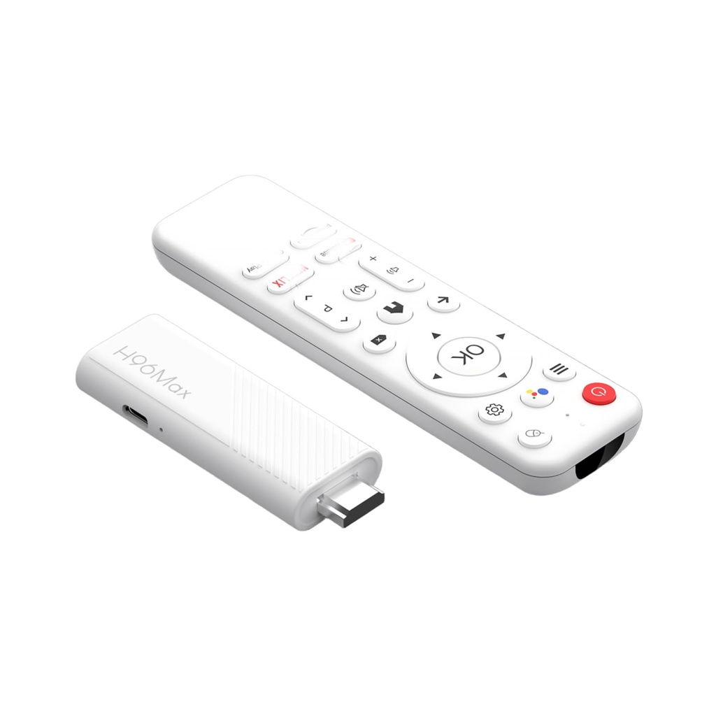 H96 MAX Android 14.0 TV Stick ATV Quad-Core 16GB WiFi6 2.4G/5.8Ghz BT5.0 4K AV1 Ultra HD Vo