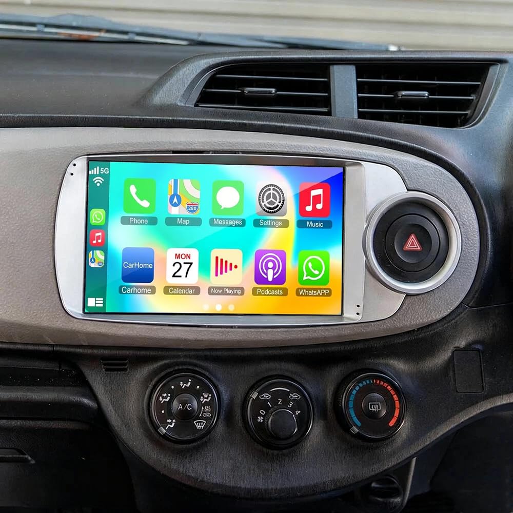9 Inch Android 13 Car Stereo for Toyota Yaris/Vitz 2012-2017 Double Din 2G+32G Car Radio 
