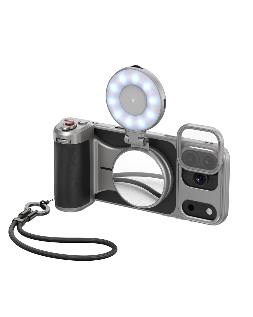 TELESIN Master Grip Kit for iPhone 17 Pro Max, Magnetic Phone Camera Grip with C03 Selfie 