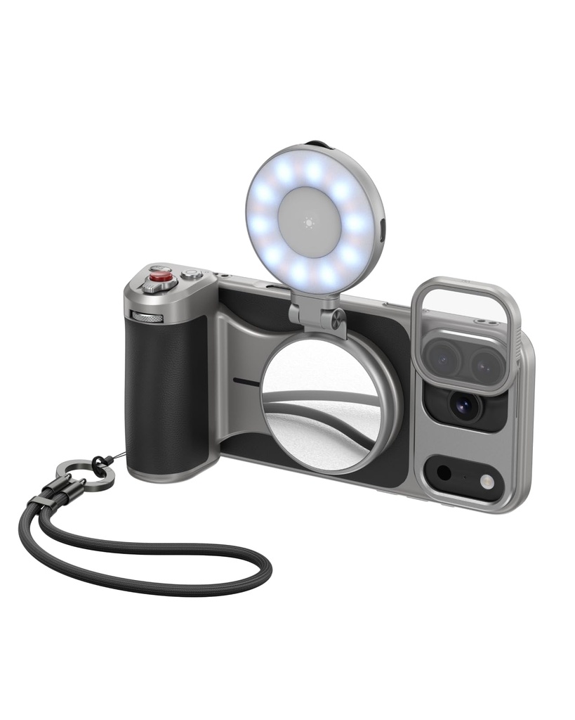 for iPhone 17 Pro Only TELESIN Master Grip Kit, Magnetic Phone Camera Grip Kit