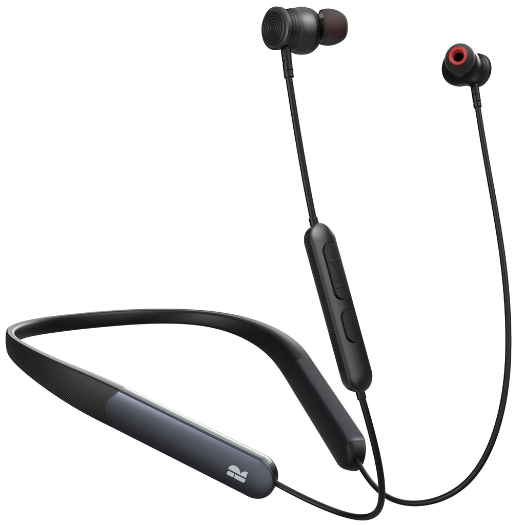 Rythflo Bluetooth Headphones,150 Hours Playtime Wireless Neckband Earphones w/Mic, IPX7 Swe