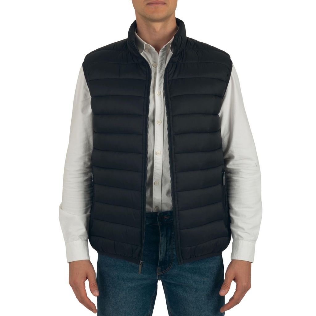 alpine swiss Clark Mens Puffer Vest Down Alternative Water Resistant Packable Outerwear Zip