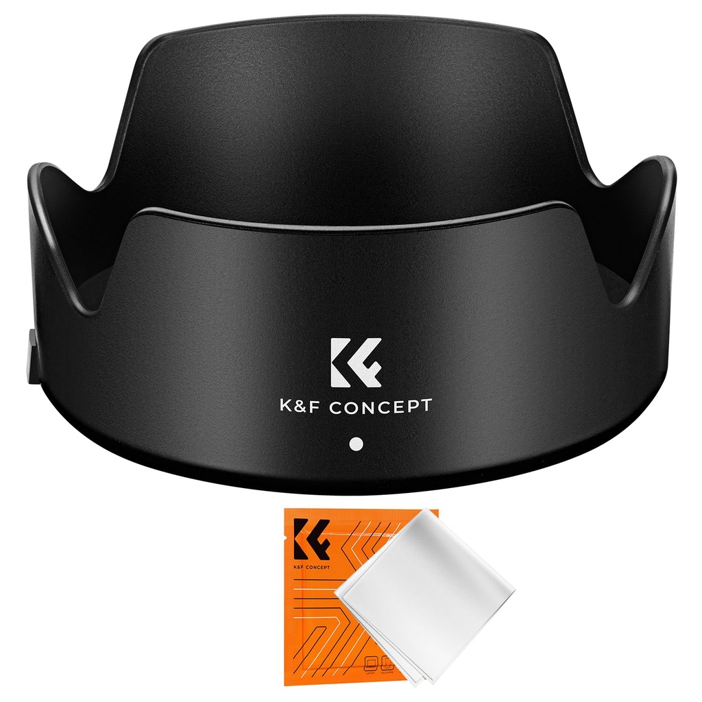 K&F CONCEPT EW-73D Lens Hood, 67mm Bayonet Lens Hood for Canon RF 24-105mm F4-7.1 IS STM an