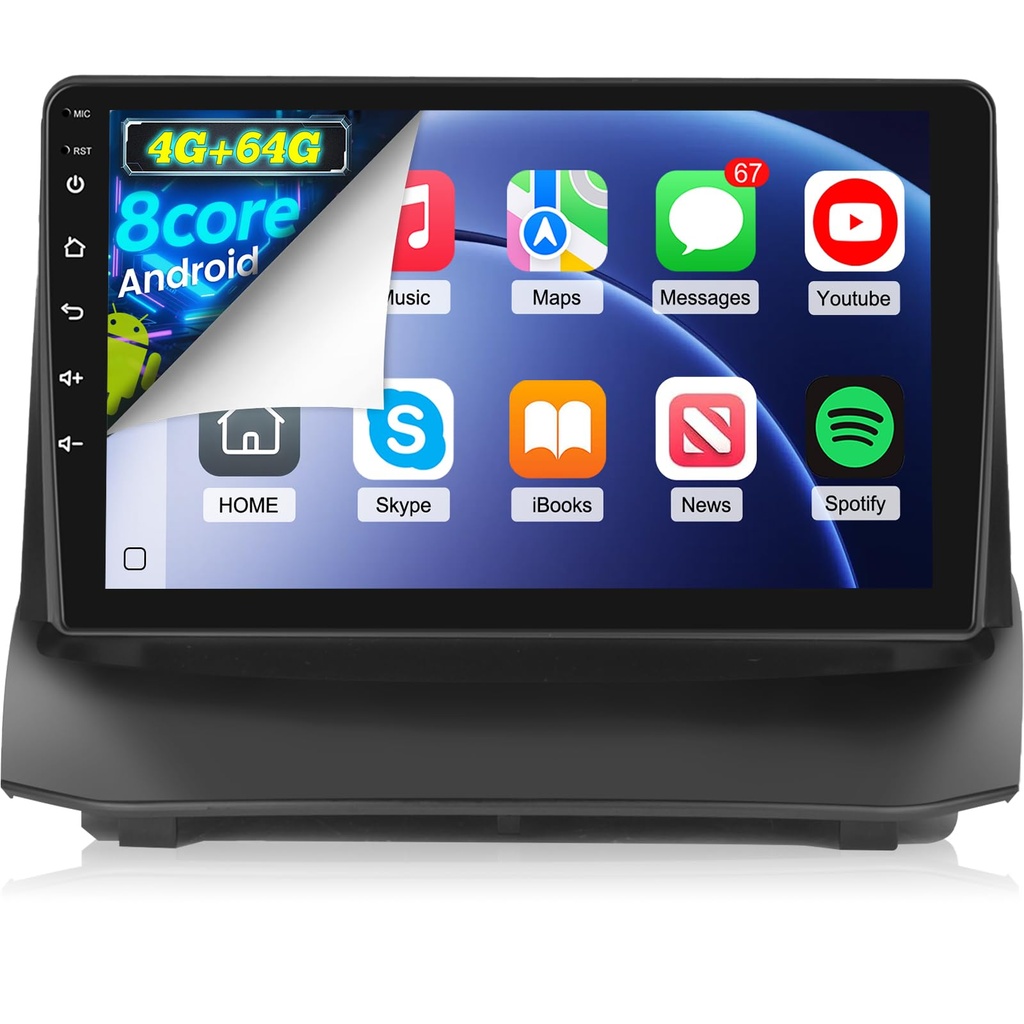8 Core 4G+64G for Ford Fiesta Radio 2009 2010 2011 2012 2013 2014 - Fiesta Android Car Ster