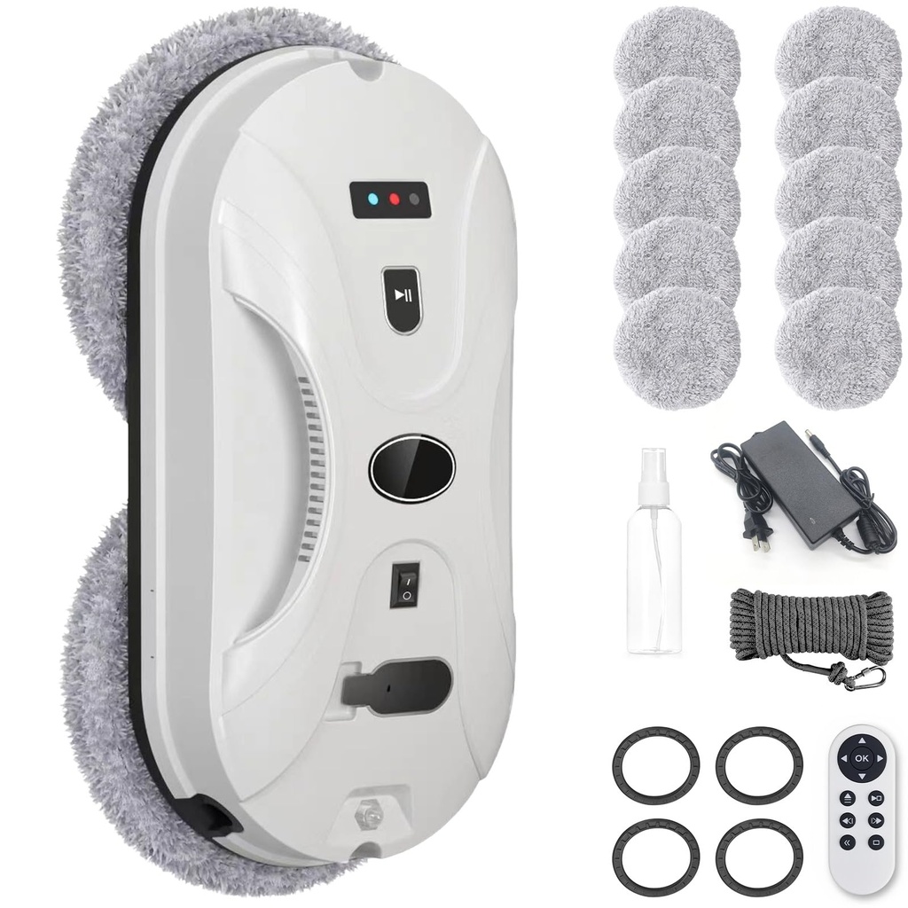 VexNook Window Cleaner Robot Smart Window Cleaning Robot with Automatic Dual Spray