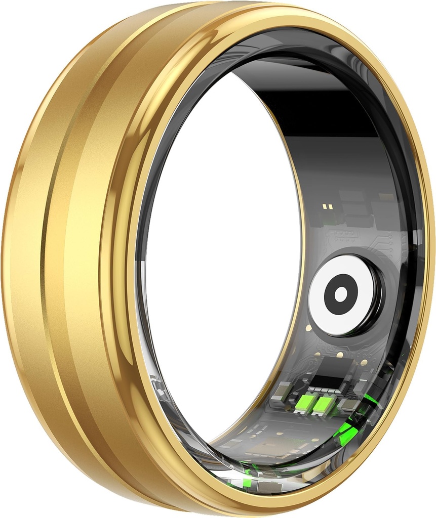 findtime Smart Ring Fitness Ring Heart Rate Monitor Sleep Tracker Blood Oxygen Pedometer Cal