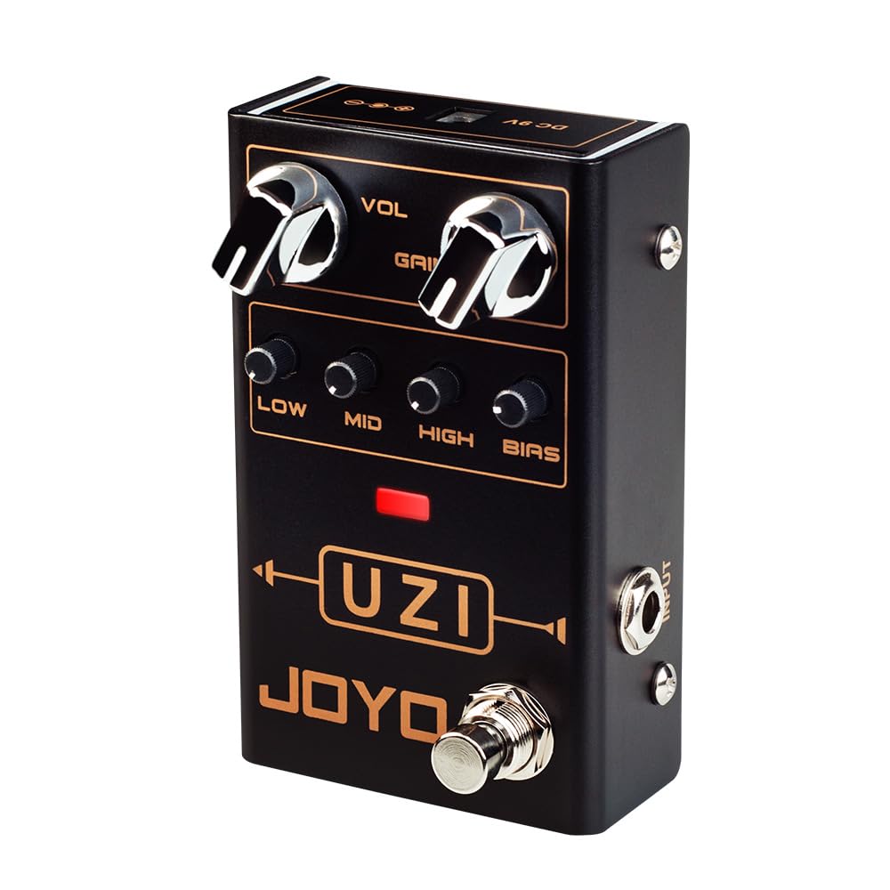 JOYO Distortion Pedal R Series Heavy Metal Dist Between American and British for Electric Guitar