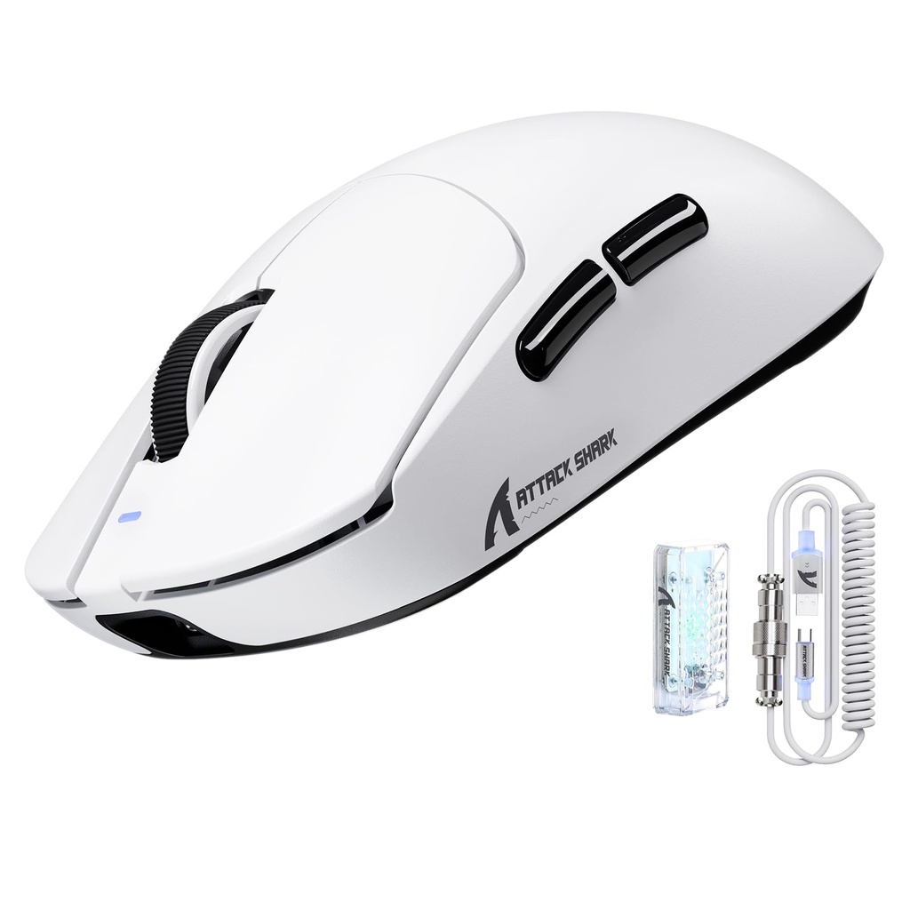 ATTACK SHARK X8 Ultra 8KHz Wireless Gaming Mouse, 55g Superlight, Nordic52840 MCU, PAW3950M