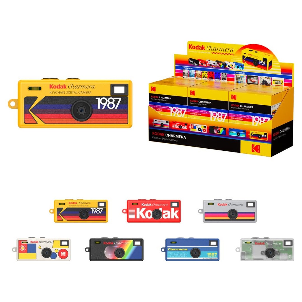 KODAK CHARMERA Keychain Digital Camera Blind Box Single Box (1PC)Mini Camera,Digicam