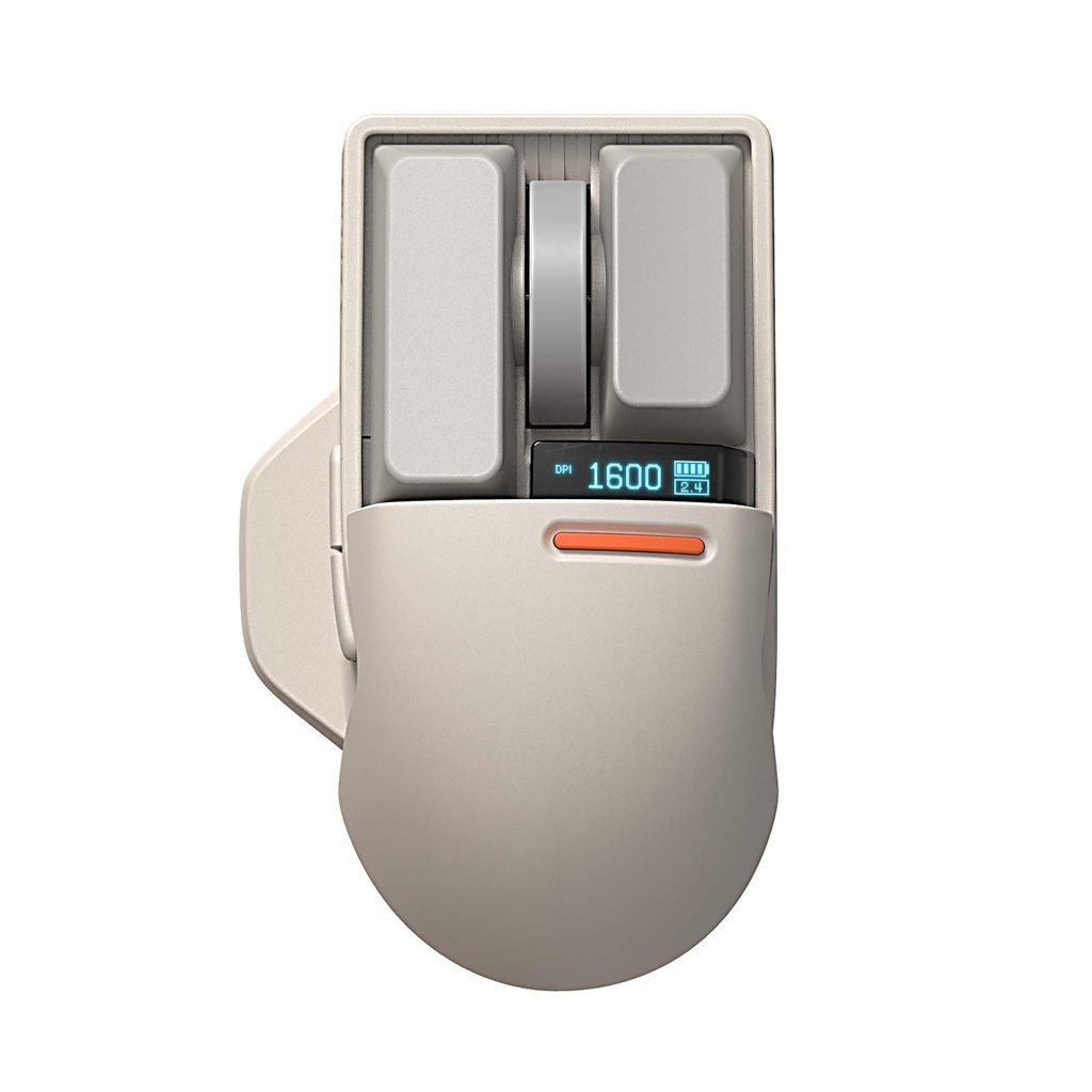 LOFREE TOUCH PBT Wireless Mouse with USB receiver, Bluetooth, Wired Connection, Rechargeable
