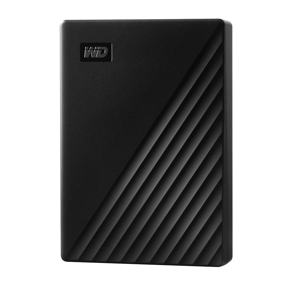 WD 5TB My Passport portable external storage, external hard drive, USB 3.0, portable HDD wi