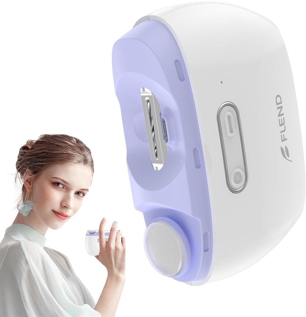 Electric Nail Clipper, 2-in-1 Cutting and Grinding Automatic Nail Clipper, 2-Speed Electric