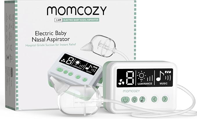 Momcozy Nasal Aspirator for Baby 70 KPa Strong Suction & 9 Suction