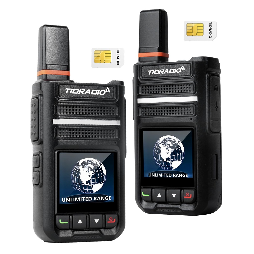 Global Walkie Talkie Long Range-TIDRADIO TD-G18, POC Two Way Radio 4G LTE UK/Europe Wide Coverage