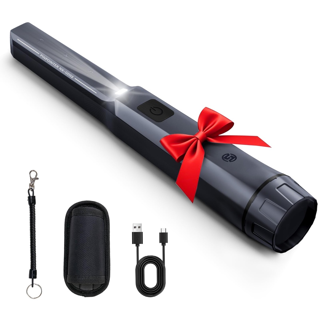 SUNPOW Pinpointer Metal Detector- Upgraded Chip & 50% Depth Improvement, Handheld Pin Pointe