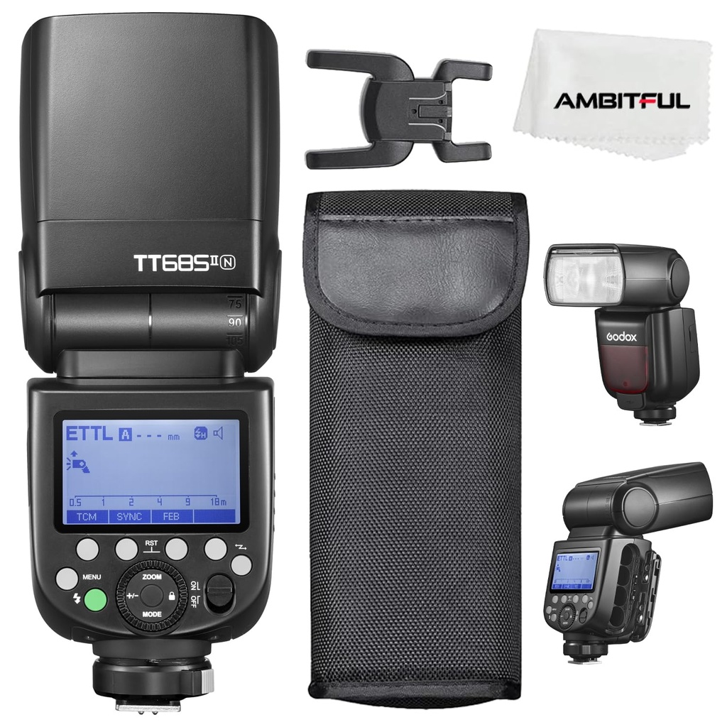 Godox TT685IIN 1/8000s HSS GN Speedlite Flash TTL TCM efficient Conversion Function Built-in