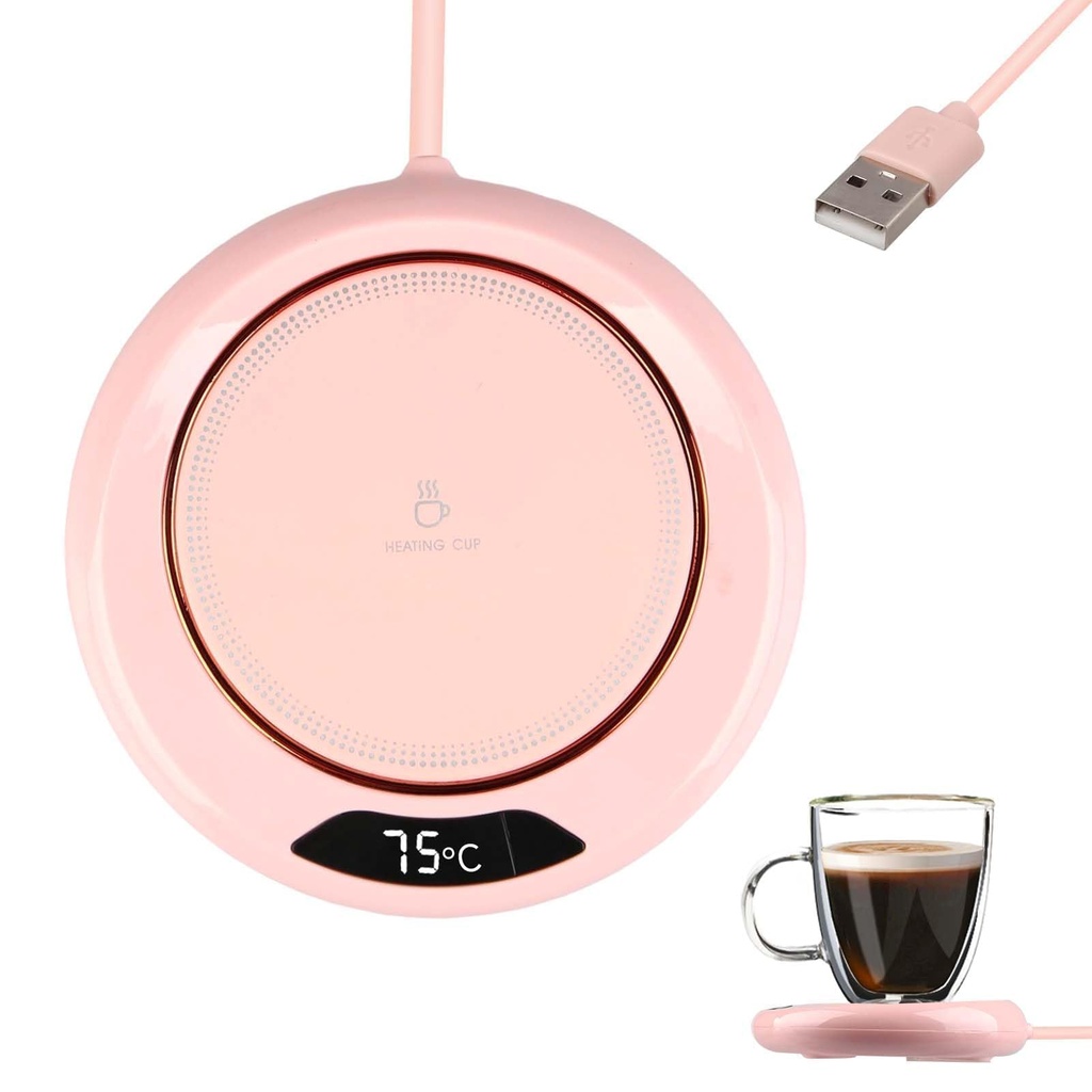 Amztour Coffee Mug Warmer with 3 Temperature Setting(55-75Ã¢Â„Âƒ) Smart Touch Cup Warmer Por