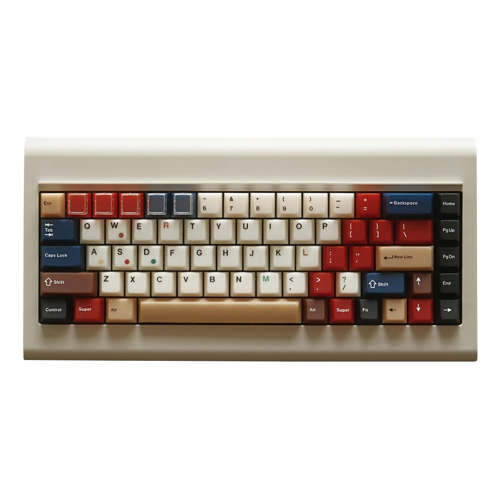 JSJTKeys Black Keycap - 165 Keys Cherry Profile Keycaps PC Material Blacklight Theme Vintag
