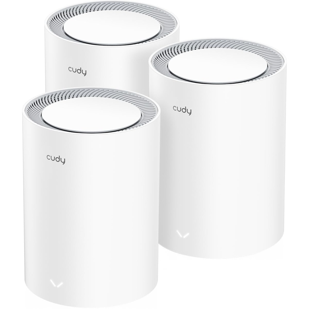 Cudy Dual Band BE3600 WiFi 7 Wi-Fi Mesh System, 3.6 Gbps 160 Mhz, Coverage up to 2900 Sq.ft