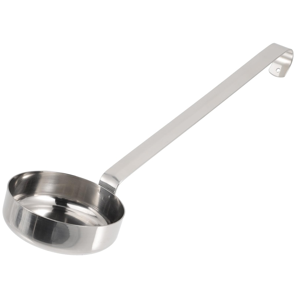 Cabilock Stainless Steel Pizza Sauce Spoon with Hook, Multi-Purpose Ladle for Spreading and