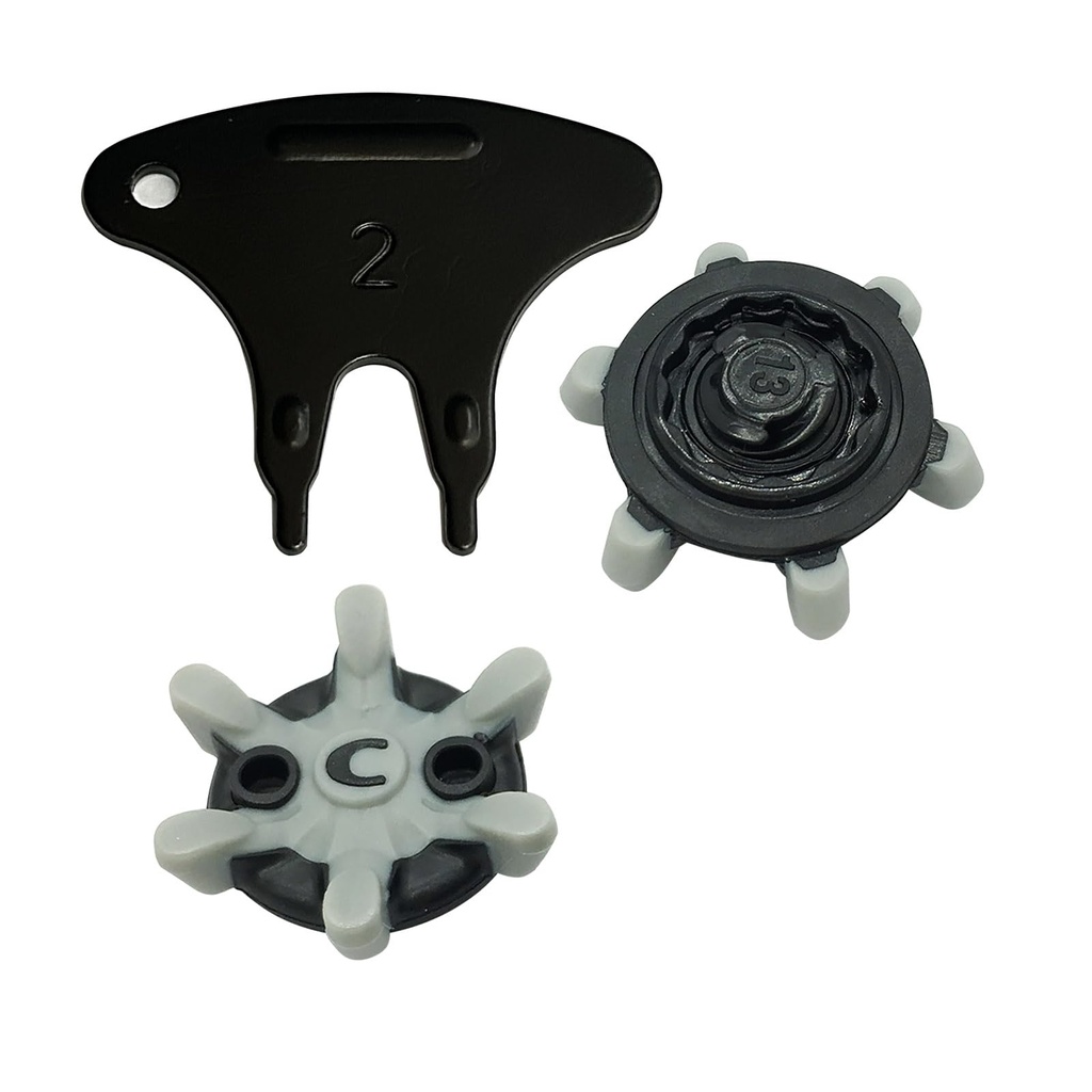 Golf Shoe Spikes,20 Pcs Spikes Replacements with 1 Pcs Golf Shoe Cleats Wrench Easy Install