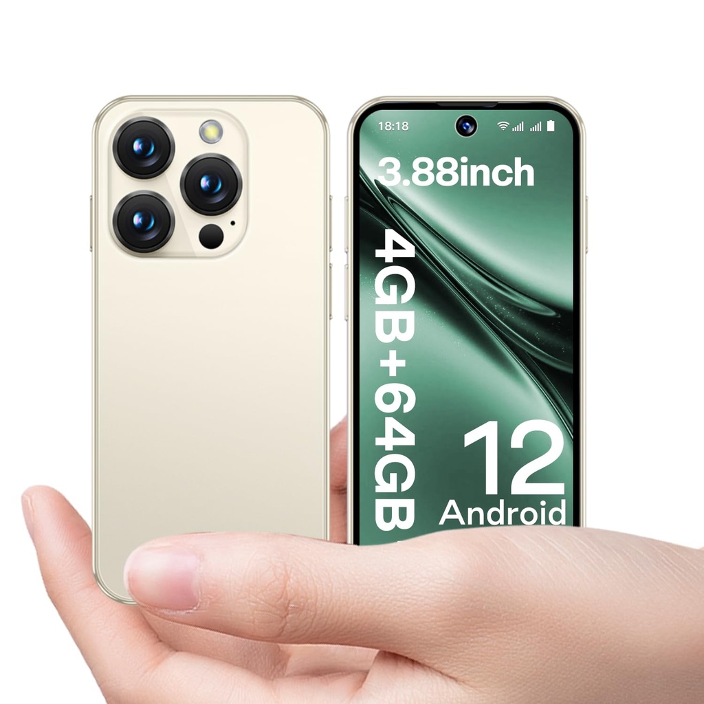 JoyZap 4G Mini Smartphone Unlocked Edition,3.88-inch HD Full Screen,1950mAh Battery,Android