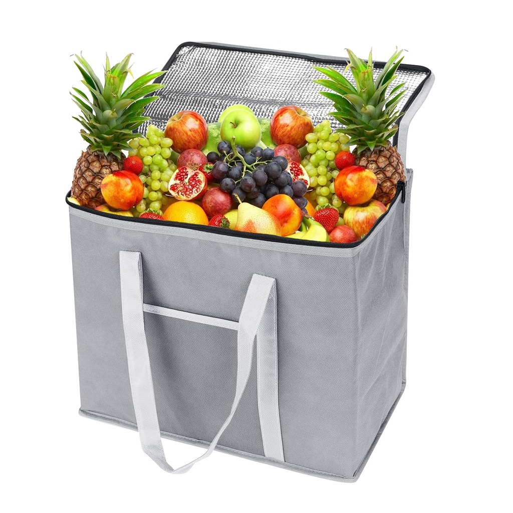 Soft Cool Bag, Cooler Bag Box, 30L Thermal Food Delivery Bag, Large Cool Box, Insulated Picn